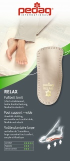 PEDAG - RELAX anatomski kožni polu-uložak