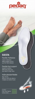 PEDAG - SIESTA anatomski kožni uložak sa slojem aktivnog ugljena
